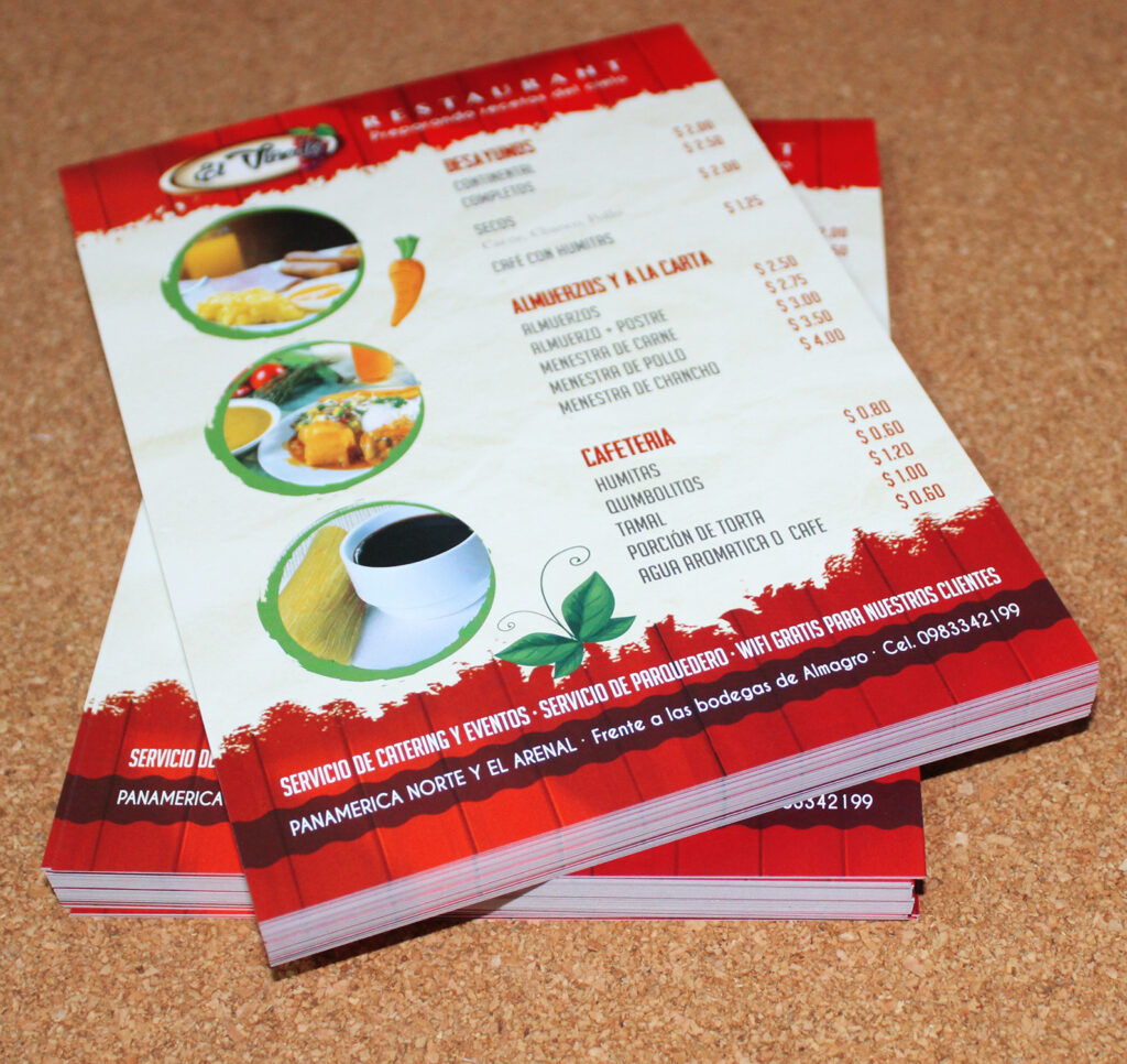 Flyer El Viñero Restaurant