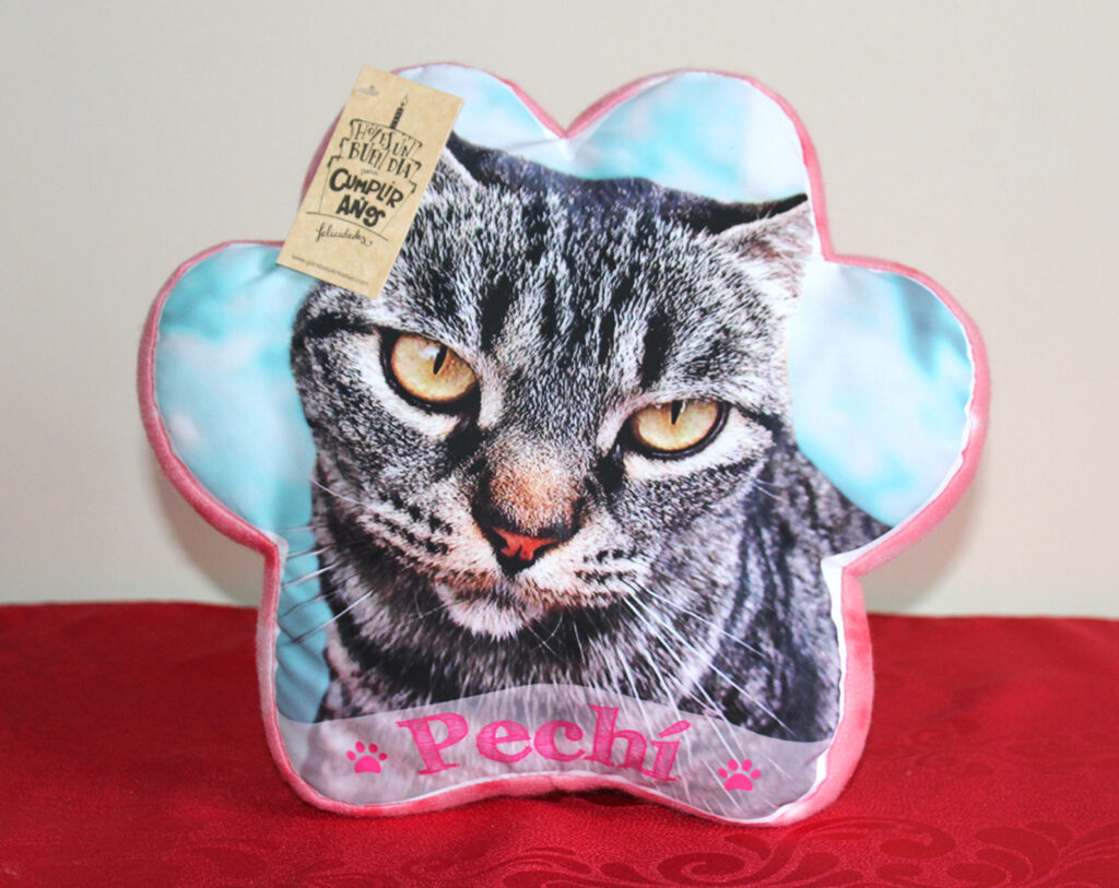 Almohada Huellita Cat